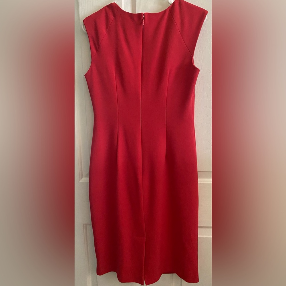 Adrianna Papell Red Midi Dress - Picture 10 of 14